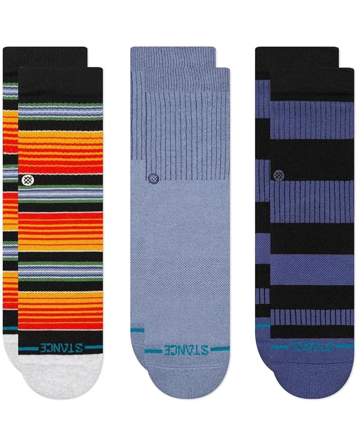 Stance Kids Rockford Crew 3 Pack (Big Kid) | Socks 3 Stance Kids Rockford Crew 3 Pack (Big Kid) | Socks